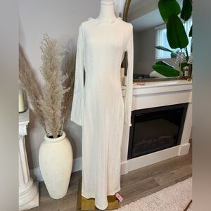 PLT White Crochet dress